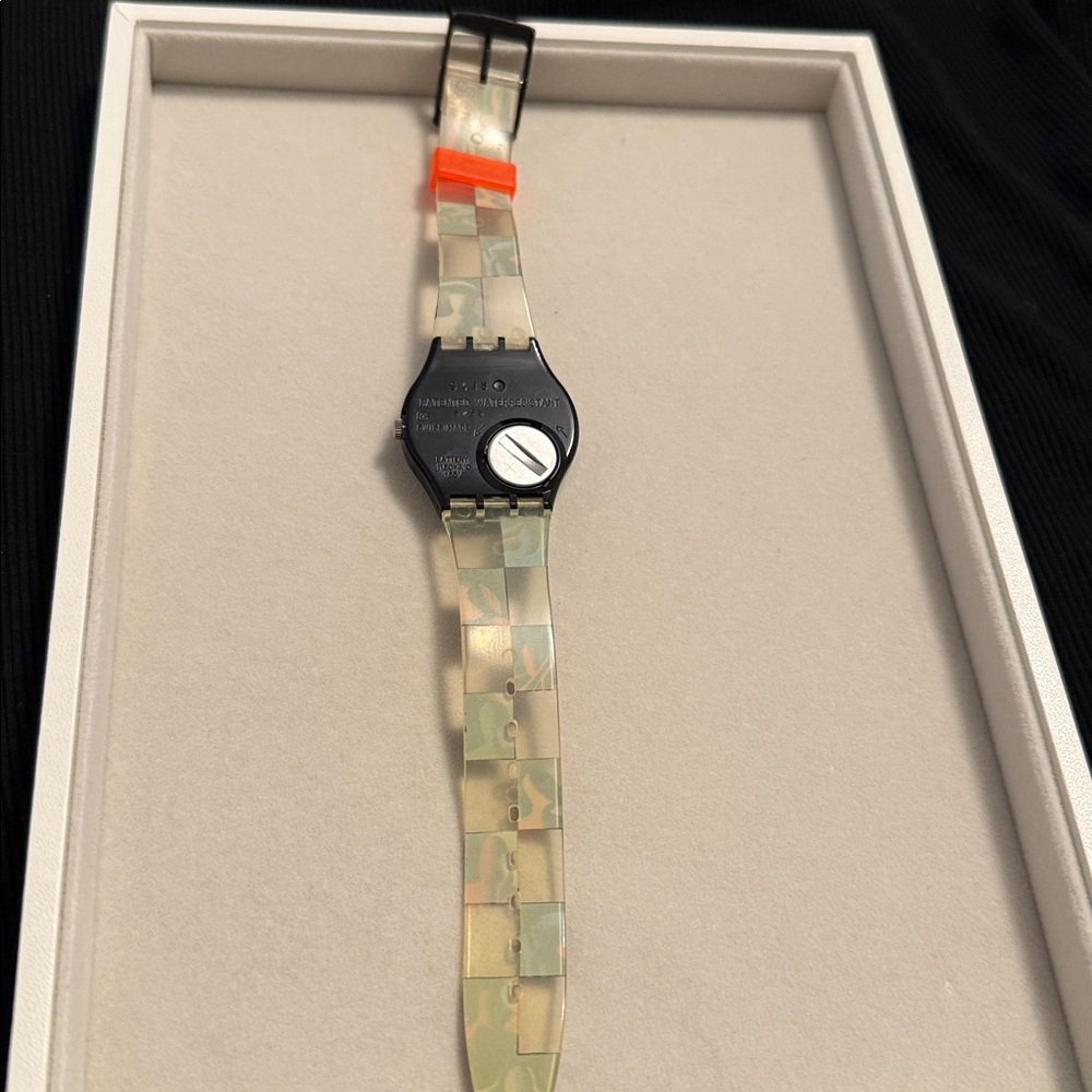 Colorful Abstract Swatch Watch - Picture 2 of 3